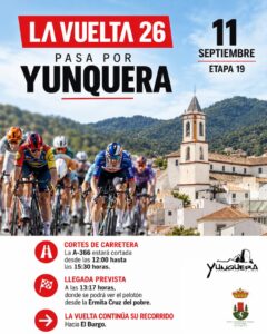 La Vuelta a España 2026 Yunquera